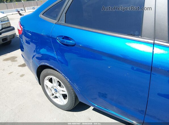 3FADP4BJ2KM105039 2019 FORD FIESTA Blue Widok z przodu