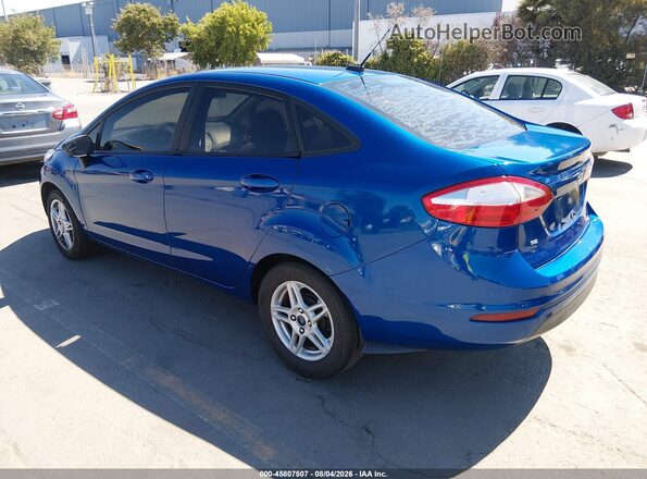 3FADP4BJ2KM105039 2019 FORD FIESTA Blue Tył lewy