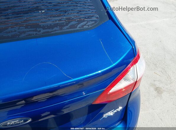 3FADP4BJ2KM105039 2019 FORD FIESTA Blue Widok zestawu wskaźników