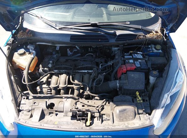 3FADP4BJ2KM105039 2019 FORD FIESTA Blue Widok z tyłu