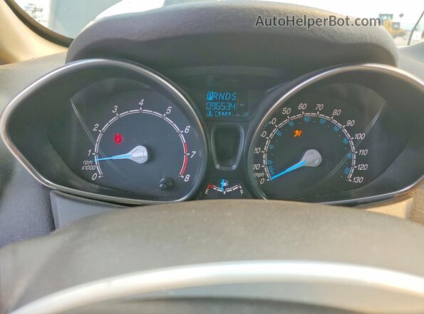 3FADP4BJ2KM136713 2019 FORD FIESTA Gray Widok zestawu wskaźników
