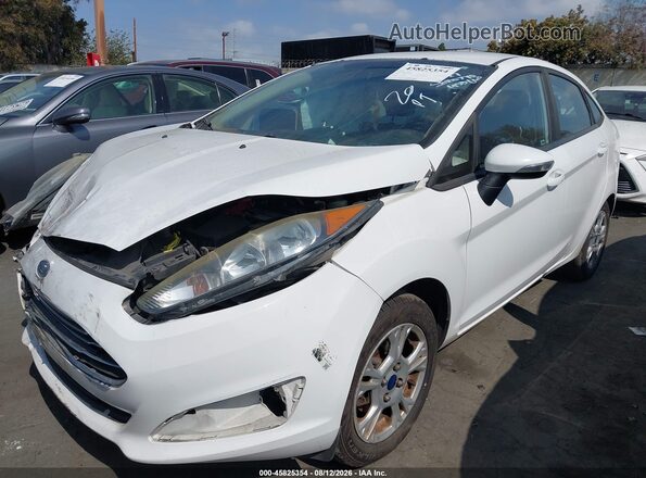 3FADP4BJ3GM105901 2016 FORD FIESTA White წინა მარცხენა ხედი სამი მეოთხედიდან