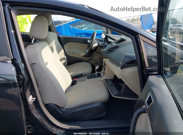 3FADP4BJ3GM159263 2016 FORD FIESTA Черный Вид салона спереди