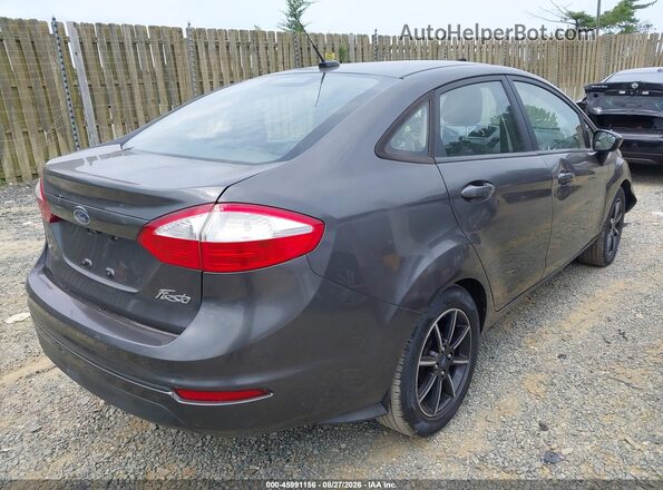 3FADP4BJ3JM119689 2018 FORD FIESTA Серый Задняя правая четверть