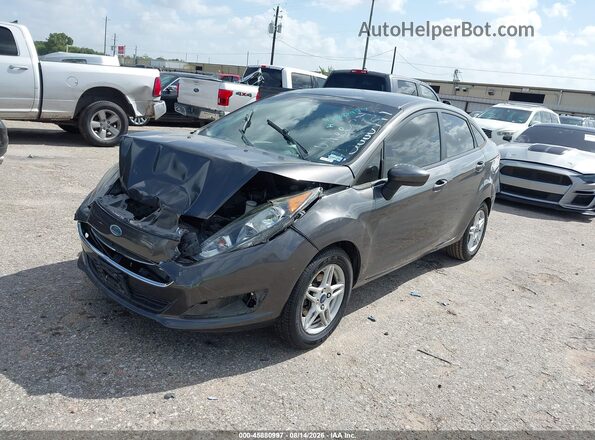 3FADP4BJ3KM107978 2019 FORD FIESTA Gray Առջևի ձախ երեք քառորդ տեսարան