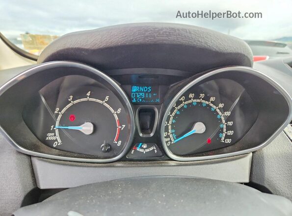 3FADP4BJ3KM111724 2019 FORD FIESTA White ხელსაწყოთა პანელის ხედი