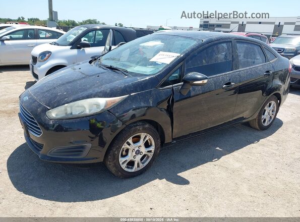 3FADP4BJ4GM208048 2016 FORD FIESTA Black Przód lewy