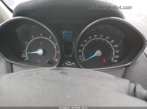 3FADP4BJ4KM107164 2019 FORD FIESTA Silver უკანა სავარძლების ხედი