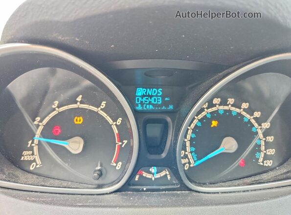 3FADP4BJ4KM120402 2019 FORD FIESTA Серый Вид щитка приборов