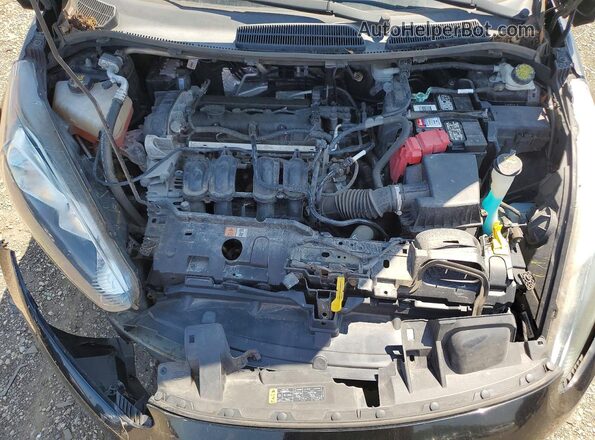 3FADP4BJ4KM123591 2019 FORD FIESTA Black Widok wnętrza z tyłu