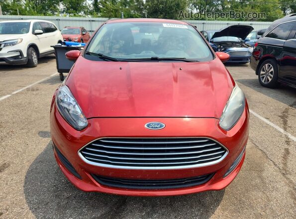 3FADP4BJ4KM128550 2019 FORD FIESTA Orange Вид спереду