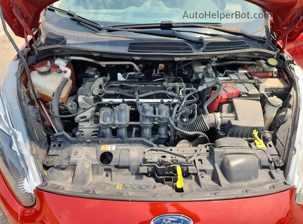 3FADP4BJ4KM128550 2019 FORD FIESTA Orange Вид задньої частини салону