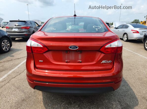 3FADP4BJ4KM128550 2019 FORD FIESTA Orange Вид ззаду