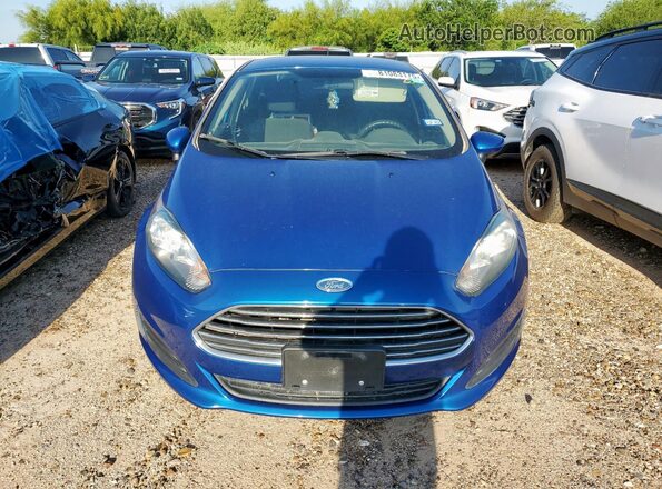 3FADP4BJ4KM146997 2019 FORD FIESTA Blue Widok z przodu