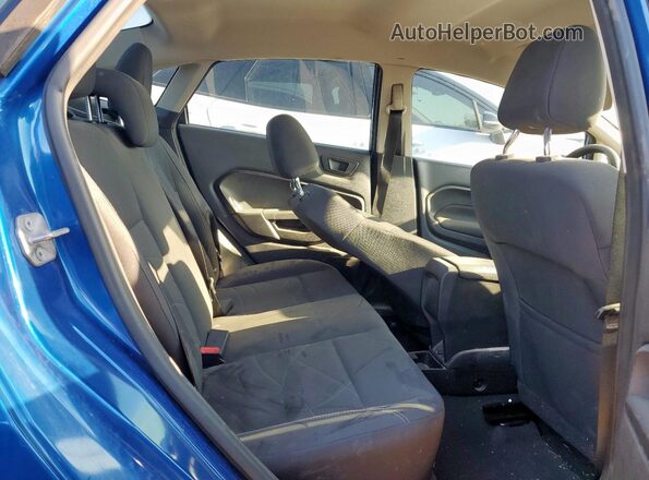 3FADP4BJ4KM146997 2019 FORD FIESTA Blue Widok tylnych siedzeń