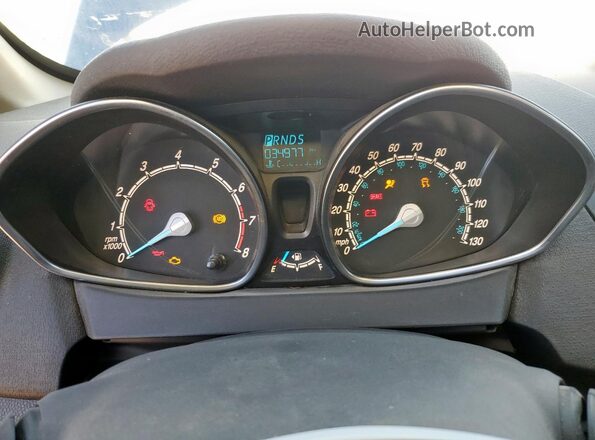 3FADP4BJ4KM146997 2019 FORD FIESTA Blue Widok zestawu wskaźników