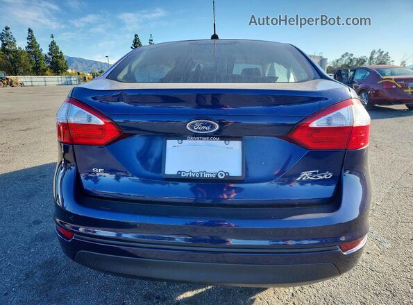 3FADP4BJ5GM202839 2016 FORD FIESTA Blue უკანა ხედი