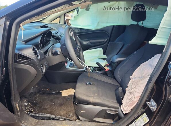 3FADP4BJ5JM108323 2018 FORD FIESTA Black Вид салону спереду