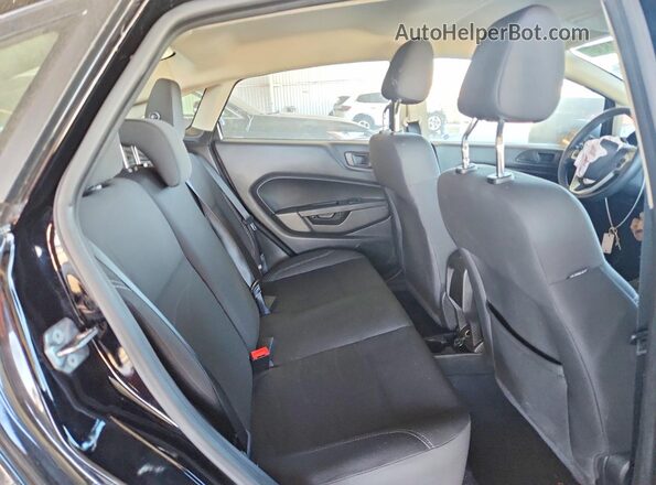 3FADP4BJ5JM114106 2018 FORD FIESTA Black უკანა სავარძლების ხედი