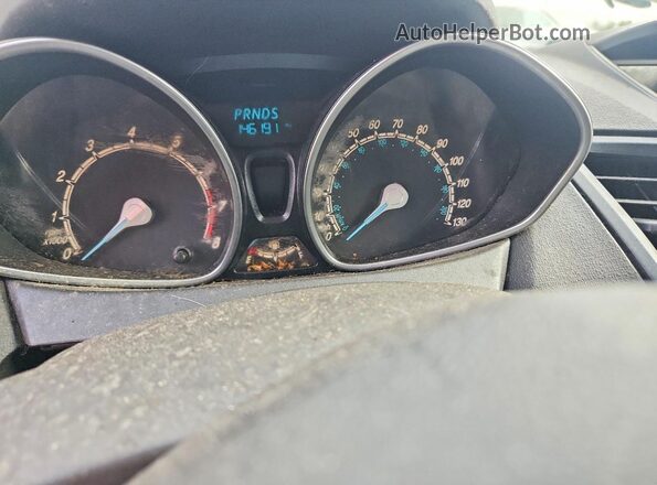 3FADP4BJ5KM102118 2019 FORD FIESTA Gray Widok zestawu wskaźników