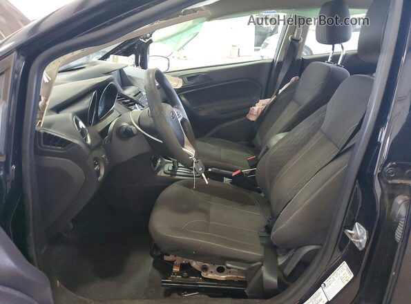 3FADP4BJ5KM143249 2019 FORD FIESTA Черный Вид салона спереди