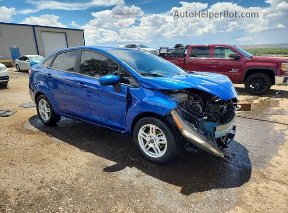 3FADP4BJ5KM145180 2019 FORD FIESTA Blue Front right