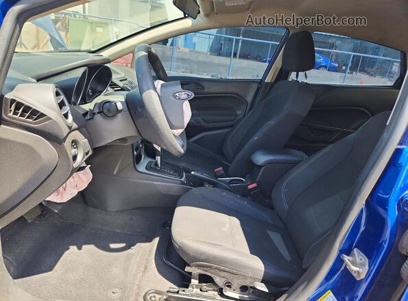 3FADP4BJ5KM145180 2019 FORD FIESTA Blue Front interior view