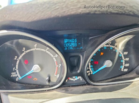 3FADP4BJ5KM145180 2019 FORD FIESTA Blue Instrument cluster view