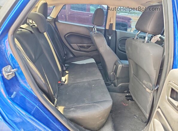 3FADP4BJ5KM145180 2019 FORD FIESTA Blue Rear seats view