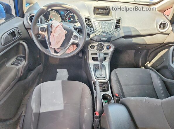 3FADP4BJ5KM145180 2019 FORD FIESTA Blue Dashboard view