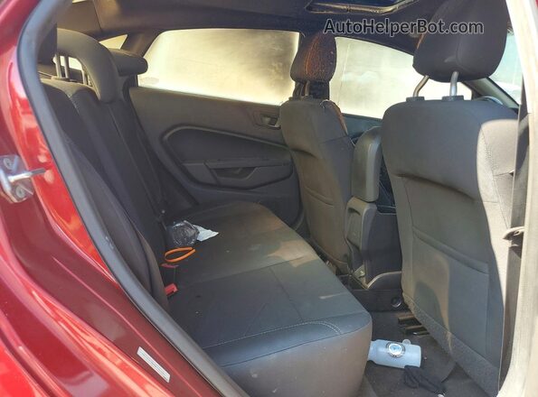 3FADP4BJ6GM106590 2016 FORD FIESTA Red Հետևի նստատեղերի տեսք