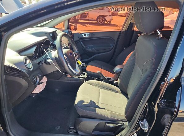 3FADP4BJ6GM121056 2016 FORD FIESTA Черный Вид салона спереди