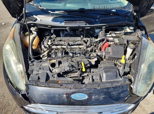 3FADP4BJ6GM121056 2016 FORD FIESTA Черный Вид задней части салона