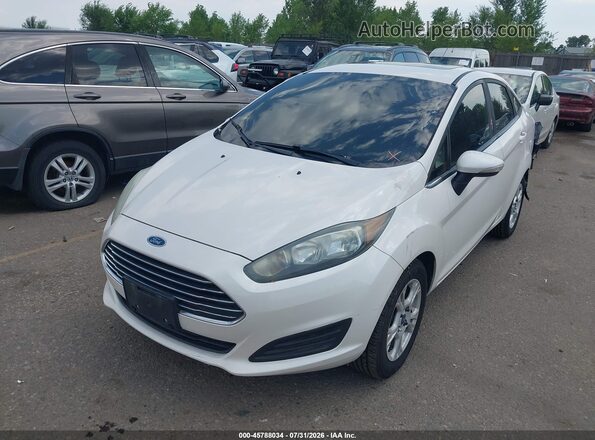 3FADP4BJ6GM147060 2016 FORD FIESTA White წინა მარცხენა ხედი სამი მეოთხედიდან