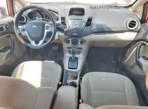 3FADP4BJ6GM203207 2016 FORD FIESTA Burgundy Dashboard view
