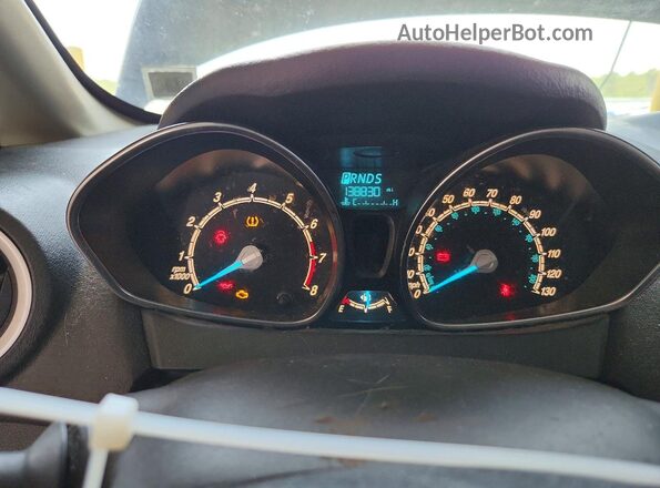3FADP4BJ6HM138408 2017 FORD FIESTA Gray Widok zestawu wskaźników
