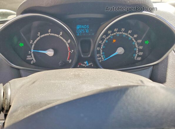 3FADP4BJ6KM101642 2019 FORD FIESTA White Вид щитка приладів
