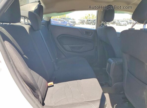 3FADP4BJ6KM101642 2019 FORD FIESTA White Вид задніх сидінь