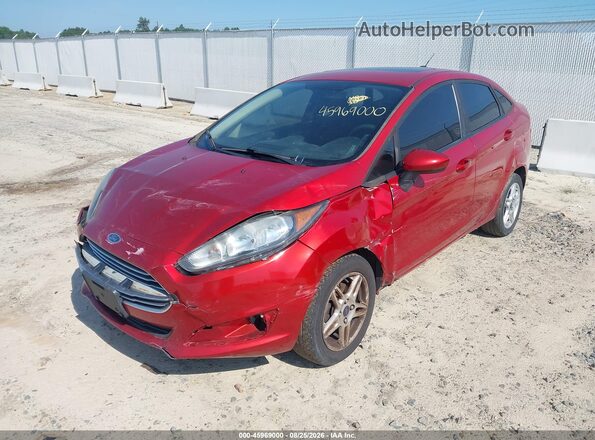 3FADP4BJ6KM128520 2019 FORD FIESTA Красный Передняя левая четверть
