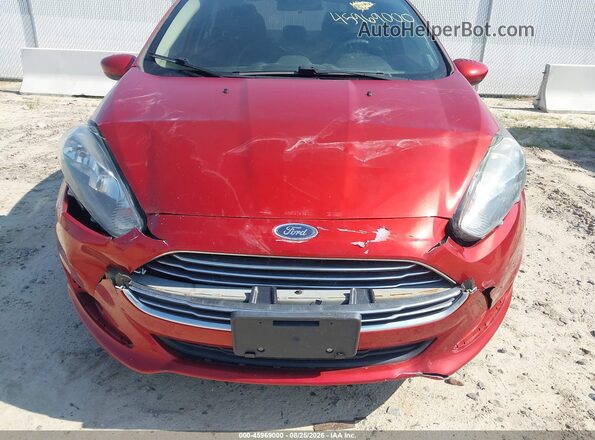 3FADP4BJ6KM128520 2019 FORD FIESTA Красный Вид спереди
