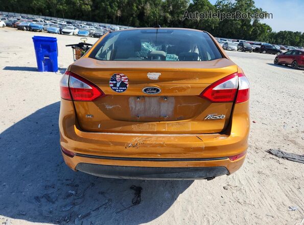 3FADP4BJ7GM173554 2016 FORD FIESTA Orange Rear view