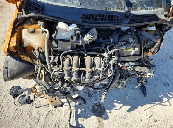 3FADP4BJ7GM173554 2016 FORD FIESTA Orange Rear interior view