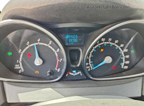 3FADP4BJ7JM115533 2018 FORD FIESTA Серый Вид щитка приборов