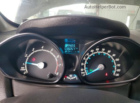 3FADP4BJ7JM134311 2018 FORD FIESTA Black Սարքավորումների վահանակի տեսք