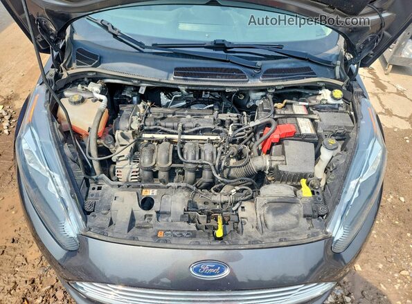 3FADP4BJ7JM142277 2018 FORD FIESTA Серый Вид задней части салона