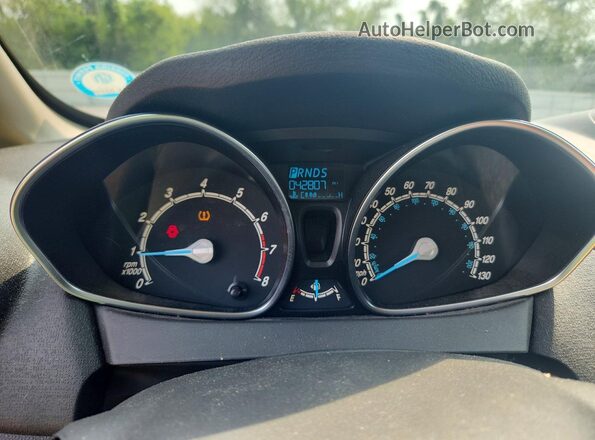 3FADP4BJ7JM142277 2018 FORD FIESTA Серый Вид щитка приборов