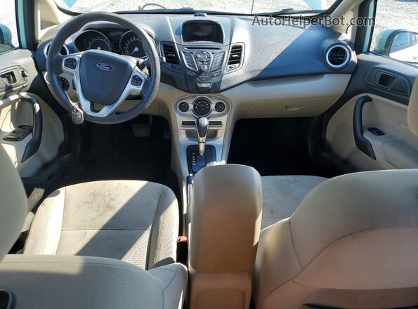 3FADP4BJ7KM134794 2019 FORD FIESTA Turquoise Widok deski rozdzielczej