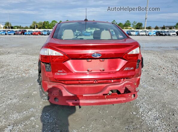 3FADP4BJ8GM182795 2016 FORD FIESTA Red უკანა ხედი