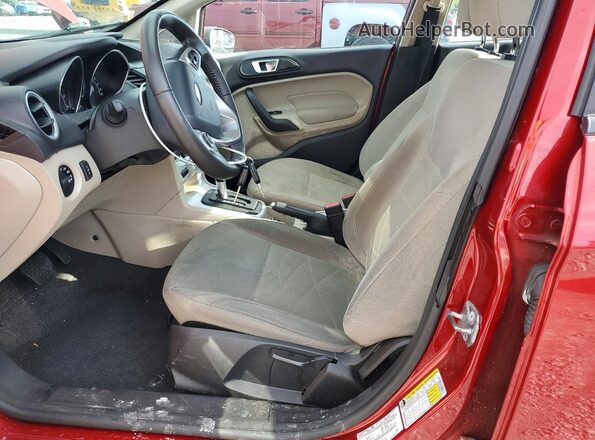 3FADP4BJ8GM182795 2016 FORD FIESTA Red წინა სალონის ხედი