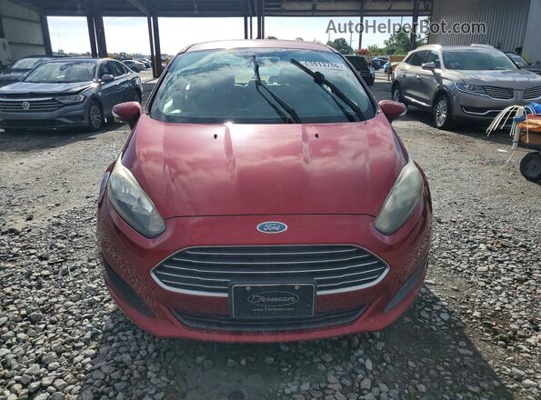 3FADP4BJ8GM182795 2016 FORD FIESTA Red წინა ხედი